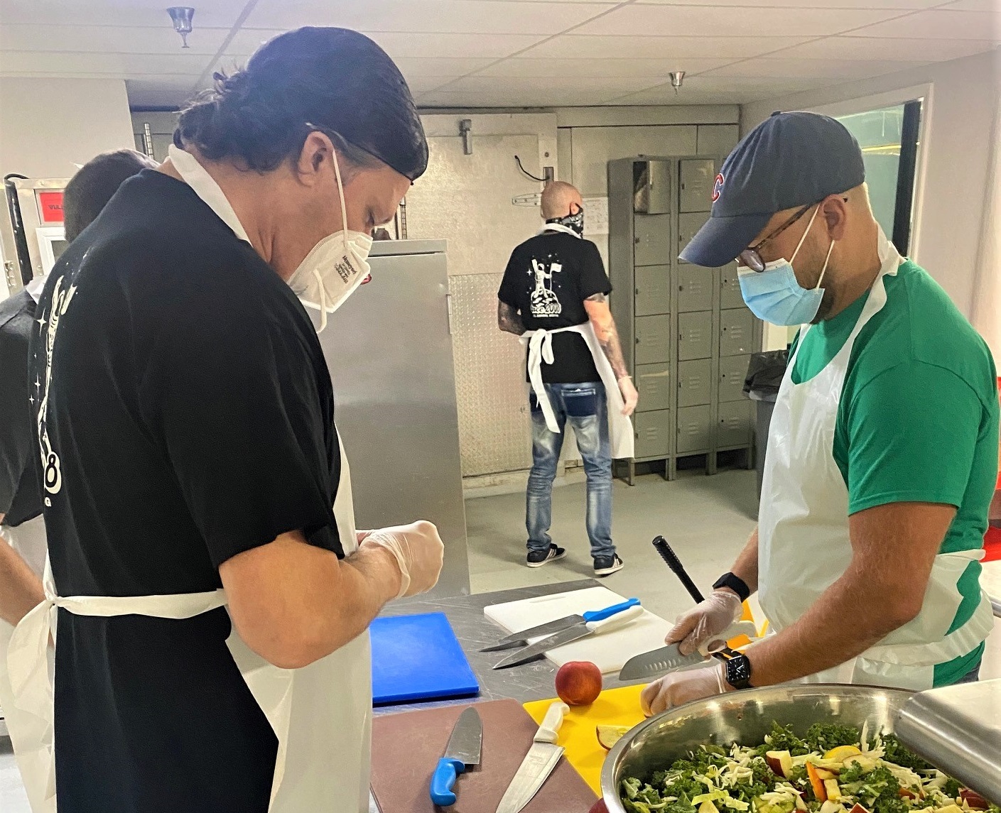 Western Healthcare Volunteers at Dallas LIFE Homeless Recovery Center